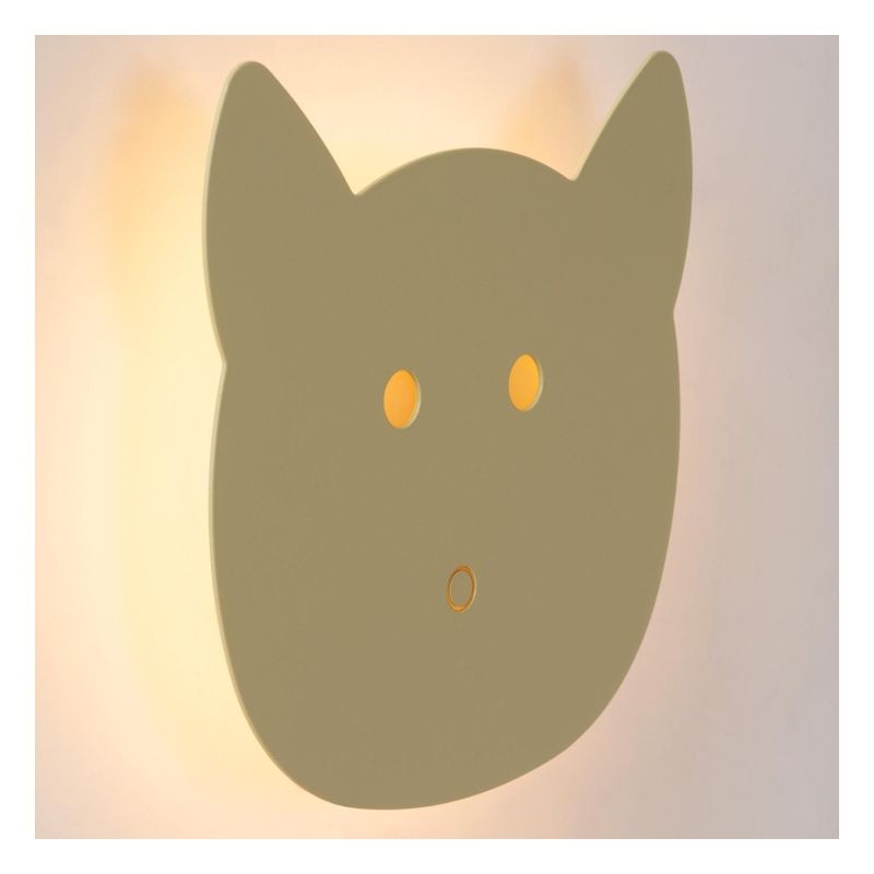 Lucide CHARLIE - Nástenné svietidlo deti - LED Dim. - 1x7W 2600K/2700K - Zelená